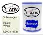 Preview: Volkswagen, Pastel White, L90D (1973): 500ml Lackdose, von ATW Autoteile West.